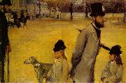 Edgar Degas Place de la Concorde oil on canvas